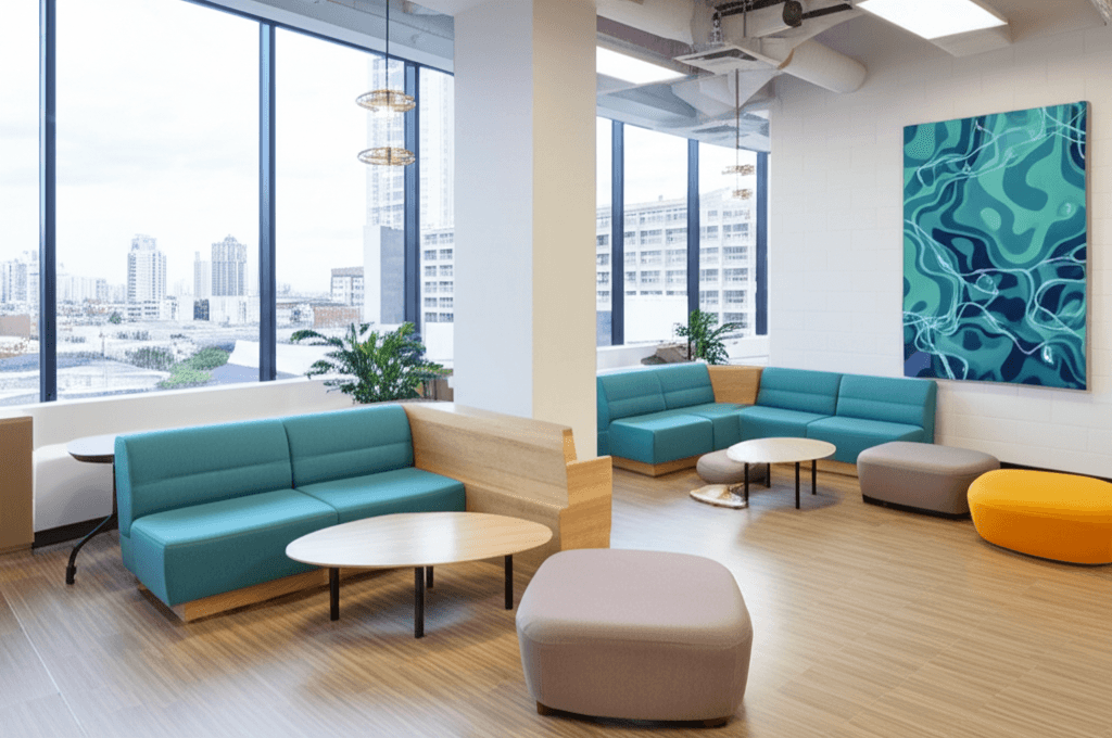 Lounge area