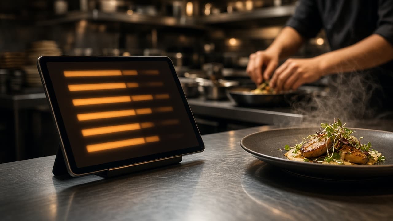 Bestellungen im Restaurant